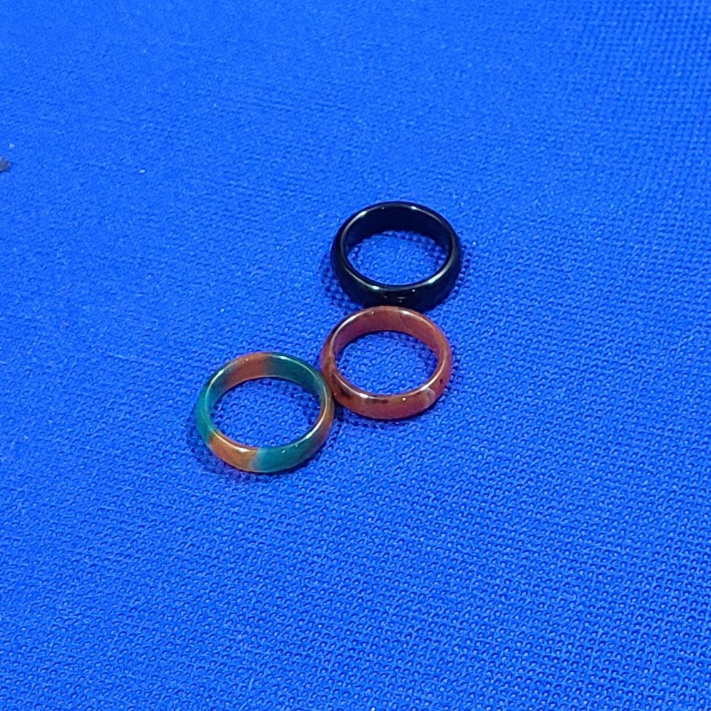 Agate Stone rings - Picture 2 of 4